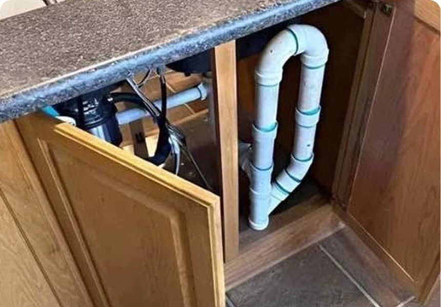under the sink plumbing services