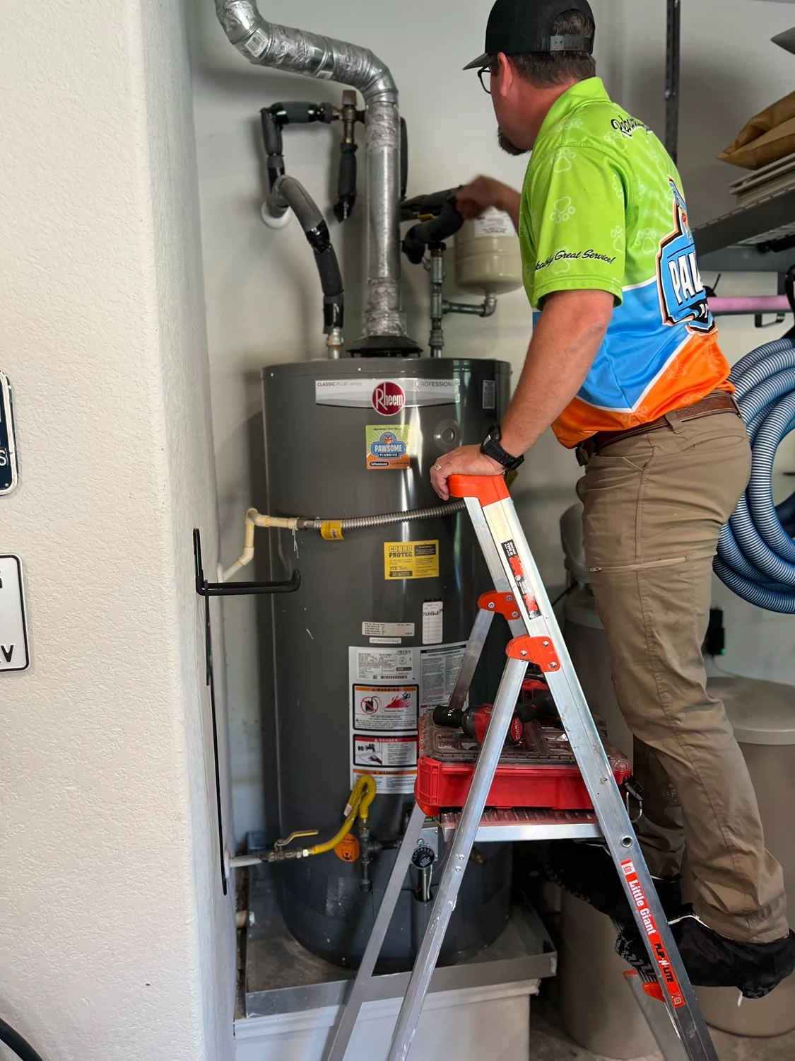 water heater installation pawsome plumbing helotes texas