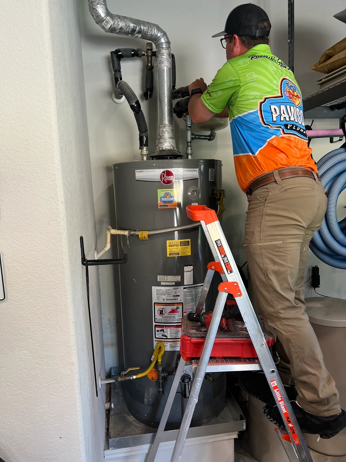 water heater installation pawsome plumbing